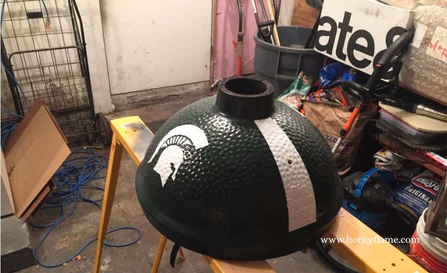 can you paint a big green egg