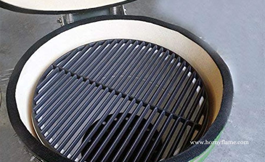 how to clean big green egg cast iron grate